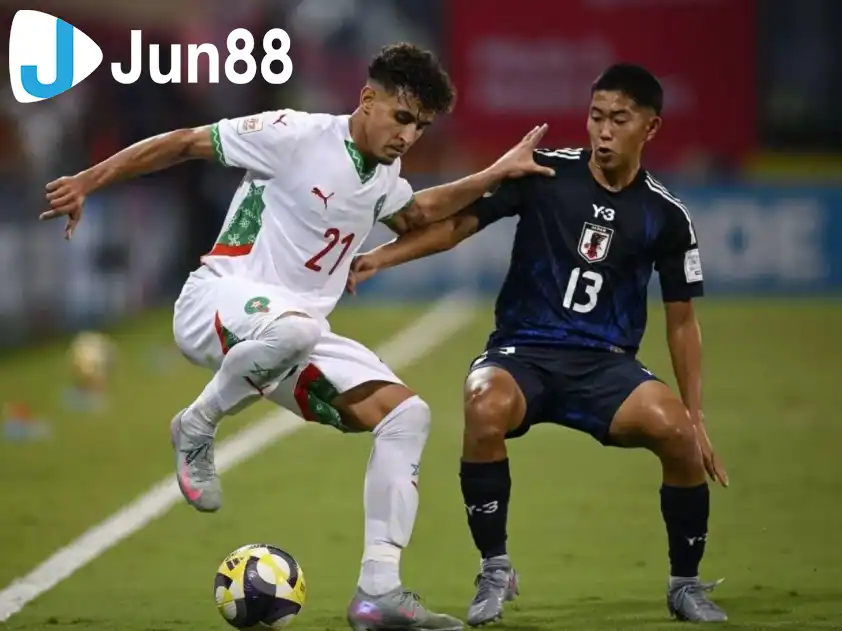 U17 Nhật Bản vừa đánh bại U17 Ma Rốc với tỉ số 2-0 (Ảnh: Goal)